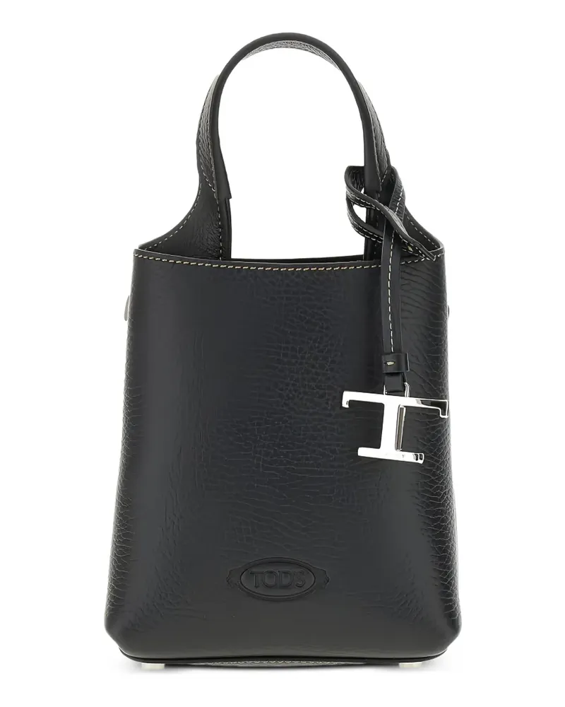 TOD'S T Timeless Beuteltasche - Schwarz Schwarz