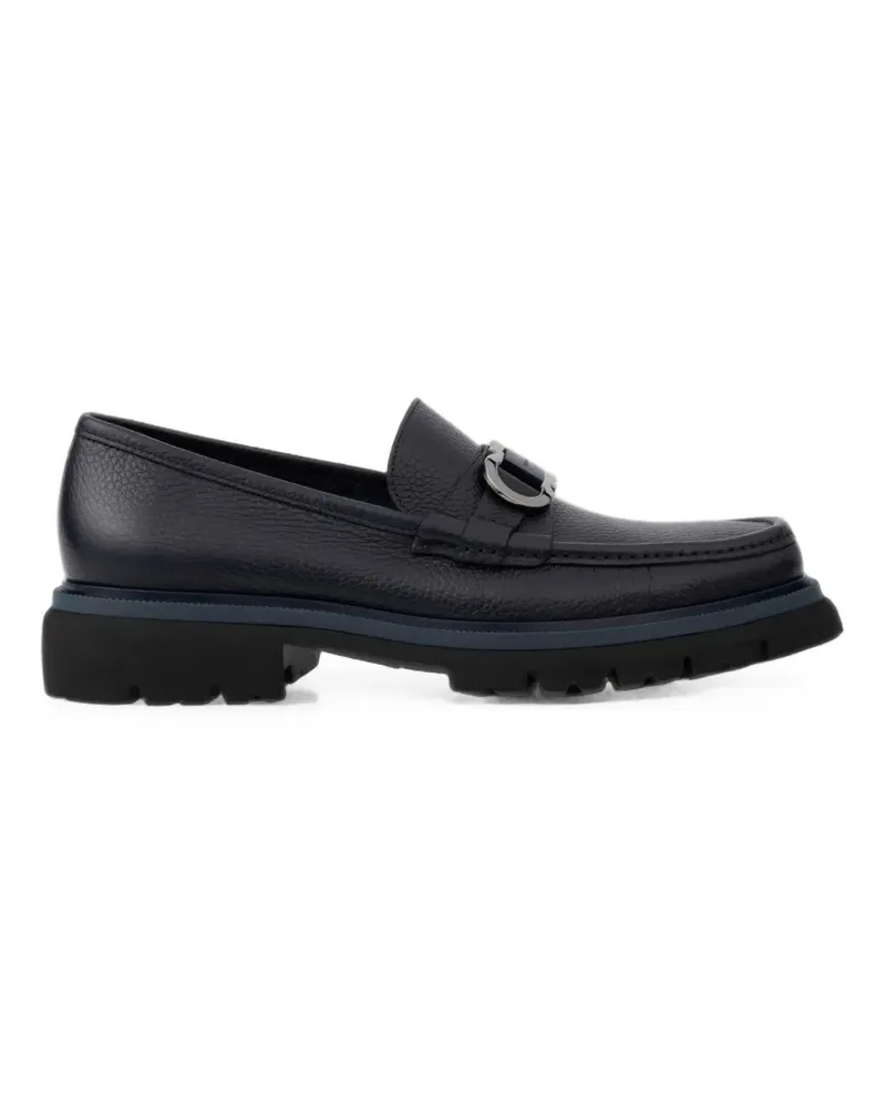 Ferragamo Loafer mit Gancini-Detail - Blau Blau