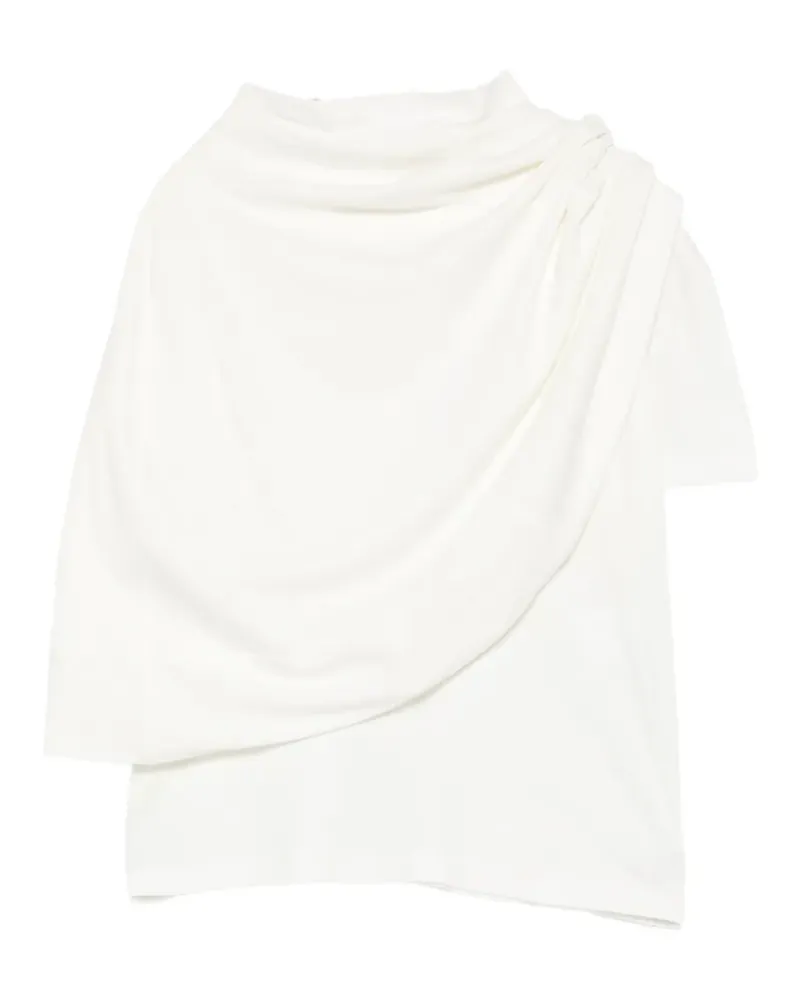 Magda Butrym Asymmetrisches T-Shirt - Nude Nude
