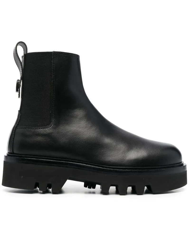Furla Stiefel mit Schnürung - Schwarz Schwarz