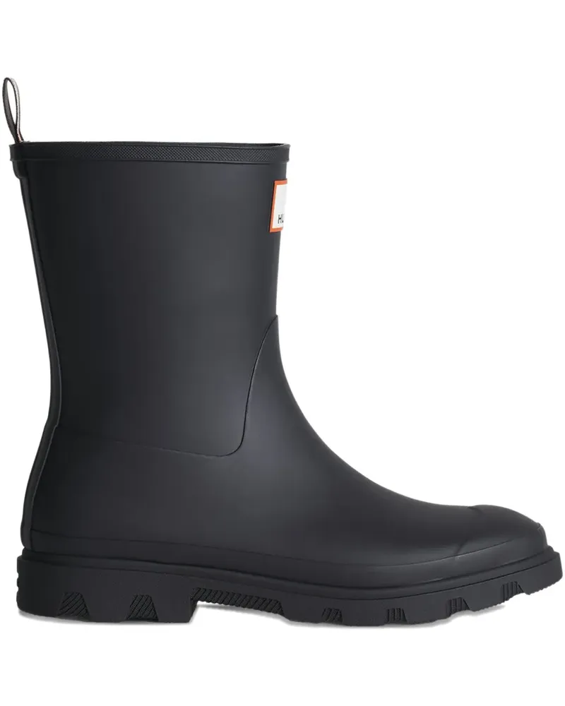 Kitsuné x Hunter Downpour kurze Regenstiefel - Schwarz Schwarz