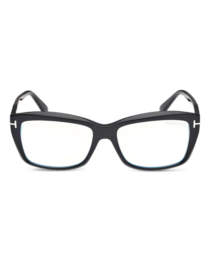 Tom Ford Brille mit eckigem Gestell - Schwarz Schwarz
