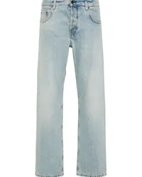 Miu Miu Jeans mit geradem Bein Blau