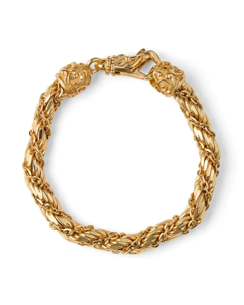 Emanuele Bicocchi Kettenarmband in Kordeloptik - Gold Gold