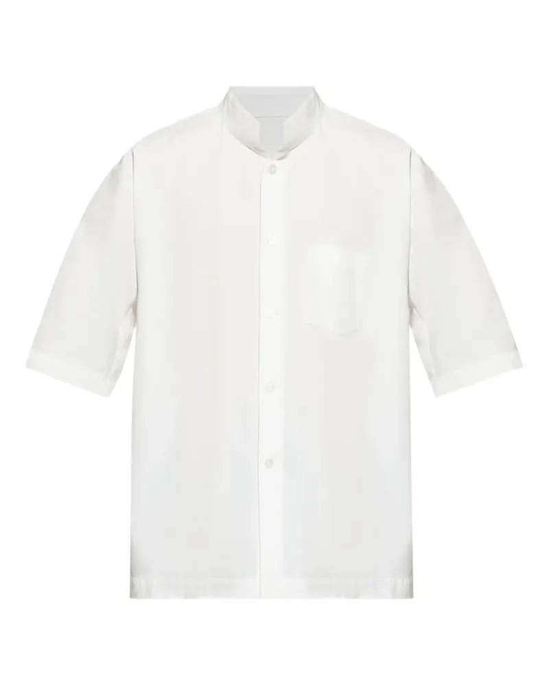 Issey Miyake Klassisches Hemd - Weiß Weiß