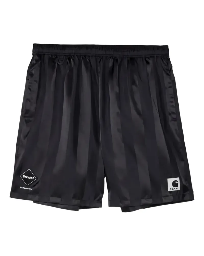 Carhartt WIP x F.C. Real Bristol Game Shorts - Schwarz Schwarz