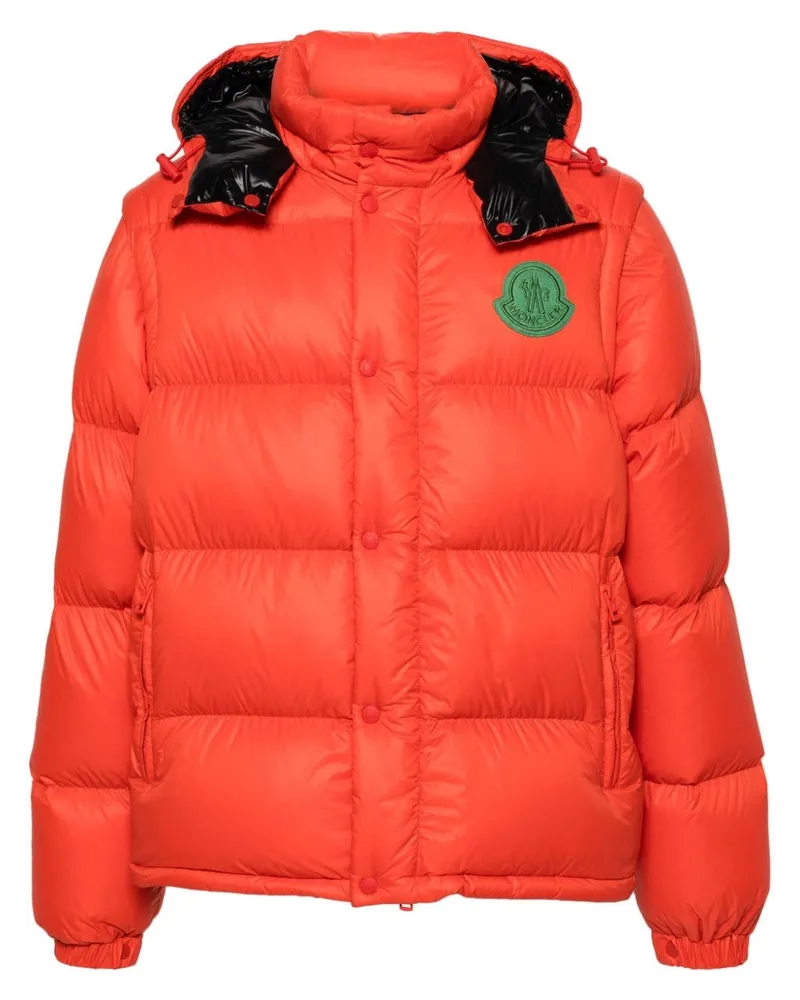 Moncler Wattierte Cyclone in Jacke - Orange Orange