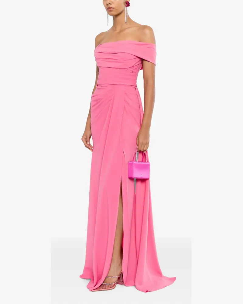 Zuhair Murad Schulterfreies Abendkleid - Rosa Rosa