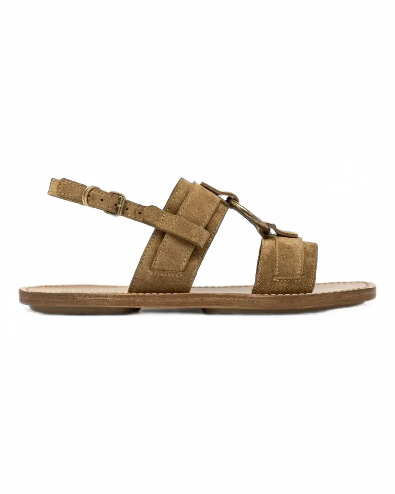 Buttero Sella Sandalen mit Ring - Braun Braun