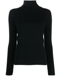 ALLUDE Kaschmirpullover mit Rollkragen Schwarz