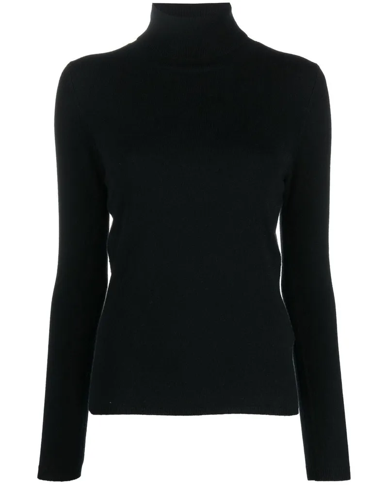 ALLUDE Kaschmirpullover mit Rollkragen - Schwarz Schwarz