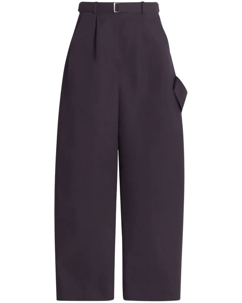 Lanvin Klassische Tapered-Hose - Violett Violett