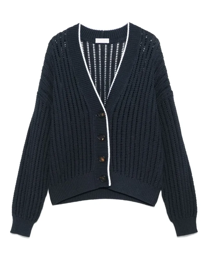 Brunello Cucinelli Geknöpfter Cardigan - Blau Blau