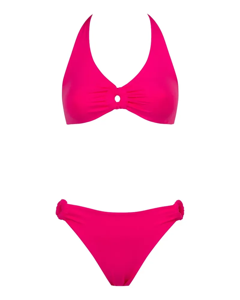 FISICO-Cristina Ferrari knotted bikini - Rosa Rosa