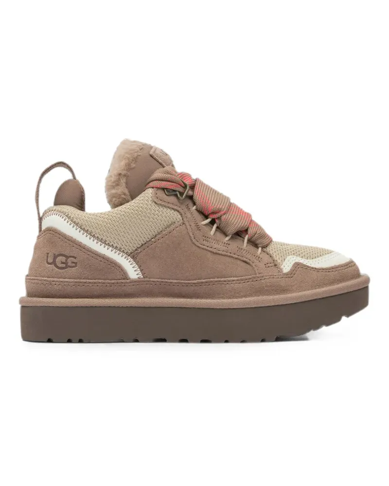 UGG Lowmel Sneakers mit Wildledereinsätzen - Braun Braun