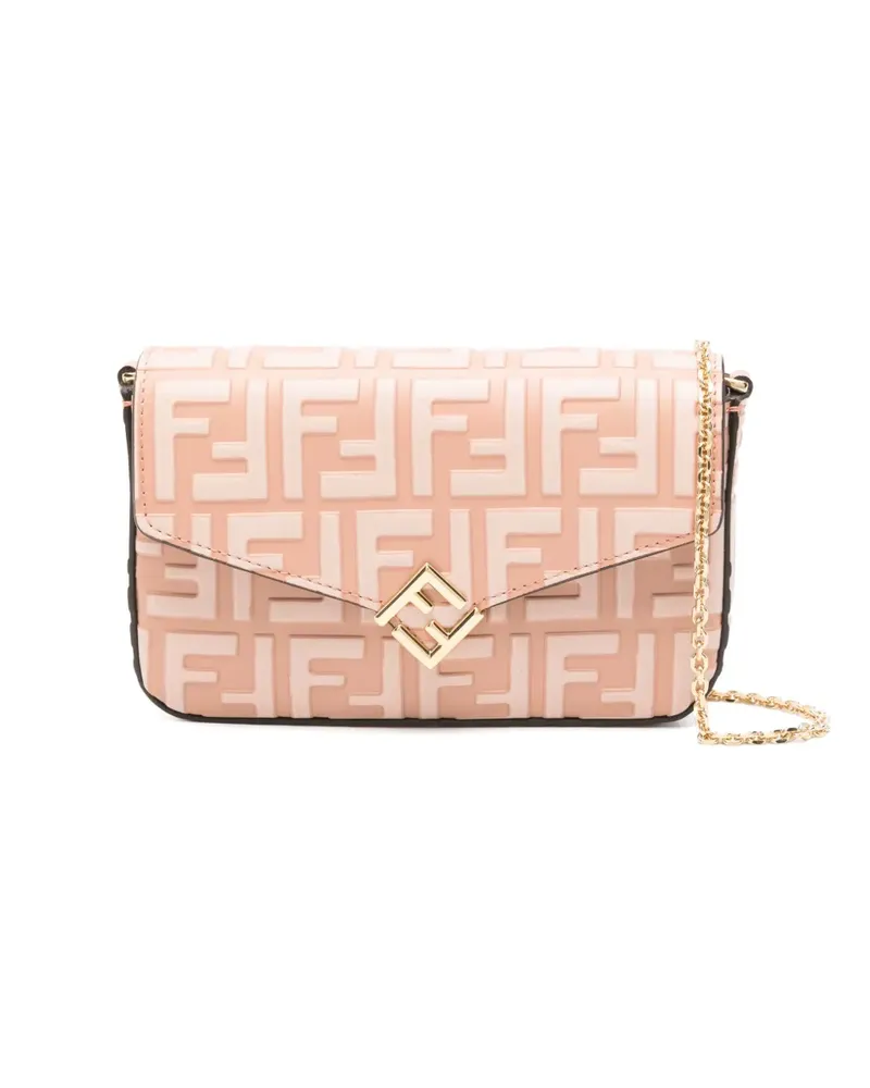 Fendi FF Diamonds Umhängetasche - Rosa Rosa