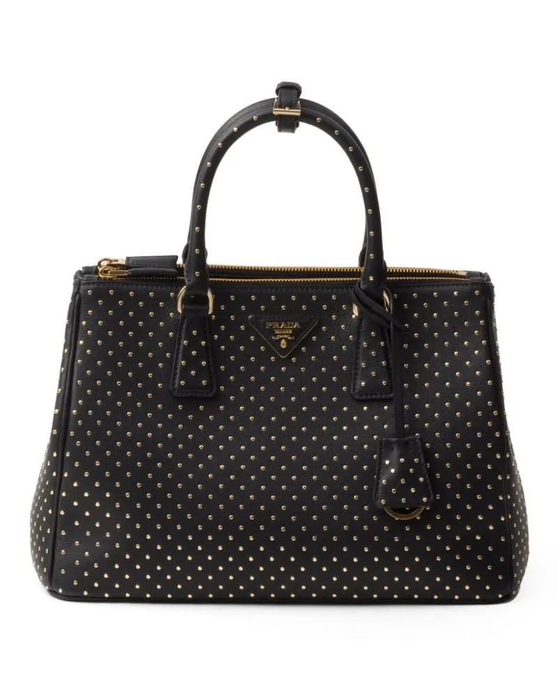 Prada Große Galleria Handtasche - Schwarz Schwarz