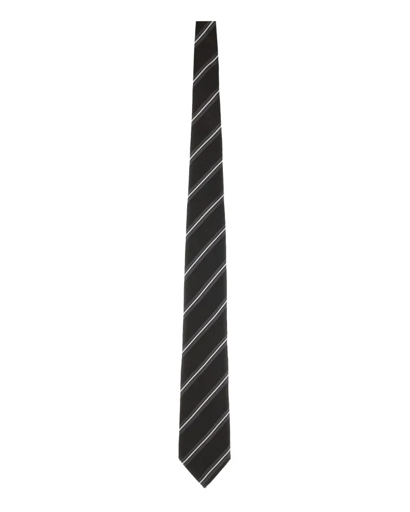 Tom Ford striped tie - Schwarz Schwarz