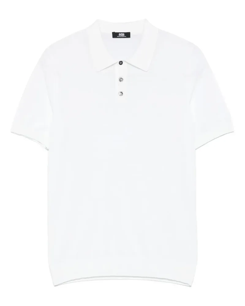 Alpha Studio Klassisches Poloshirt - Weiß Weiß