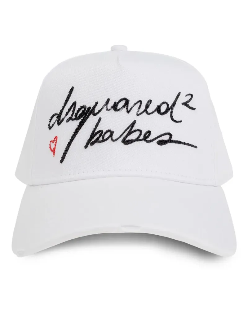 Dsquared2 Babes Baseballkappe - Weiß Weiß
