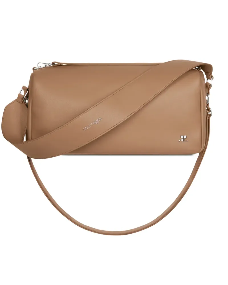 Courrèges medium Three Sixty shoulder bag - Nude Nude