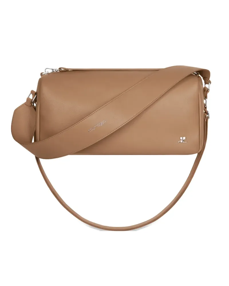 Courrèges medium Three Sixty shoulder bag - Nude Nude