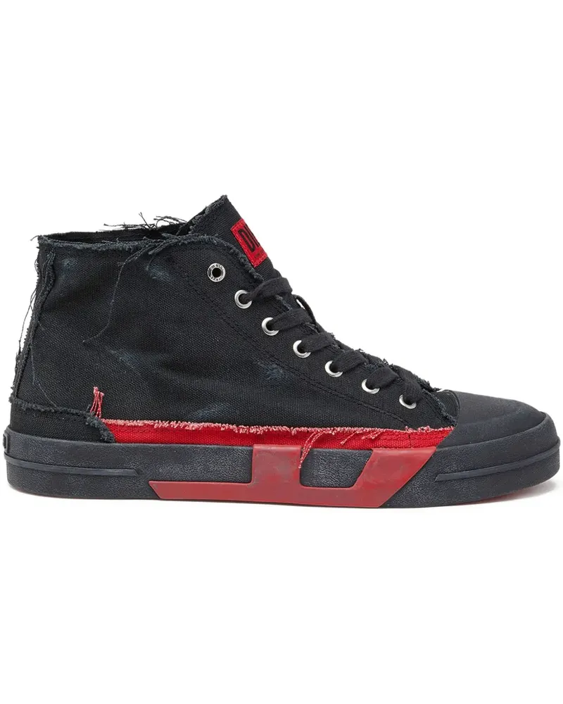 Diesel S-D-Verse Mid II Sneakers - Schwarz Schwarz