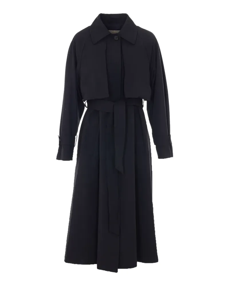 Herno belted trench coat - Schwarz Schwarz