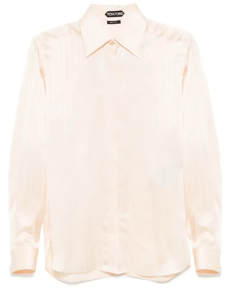 Tom Ford Hemd aus Seide - Orange Orange
