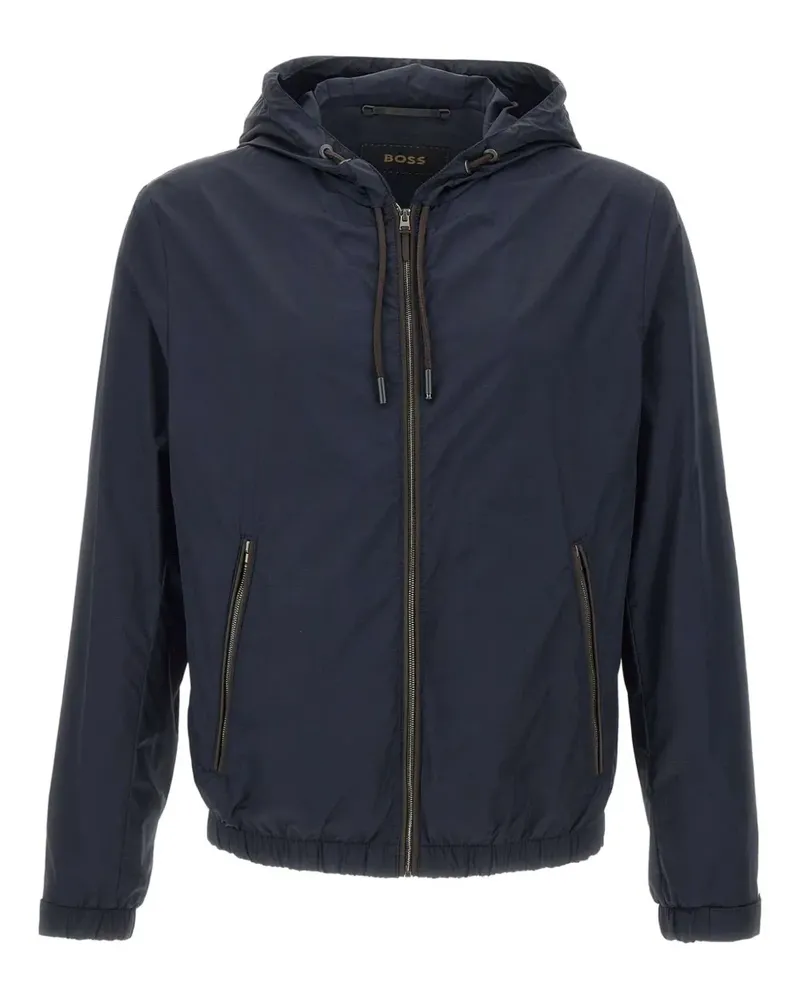 HUGO BOSS Kapuzenjacke mit Reißverschluss - Blau Blau