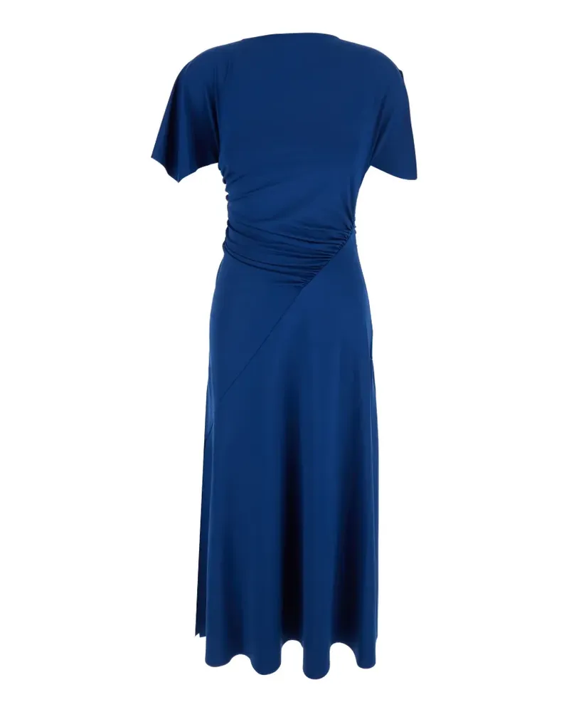 Victoria Beckham Blousey asymmetric dress - Blau Blau