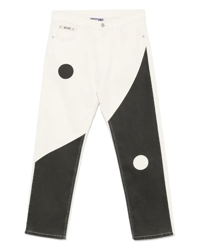 Moschino Zweifarbige Jeans - Nude Nude