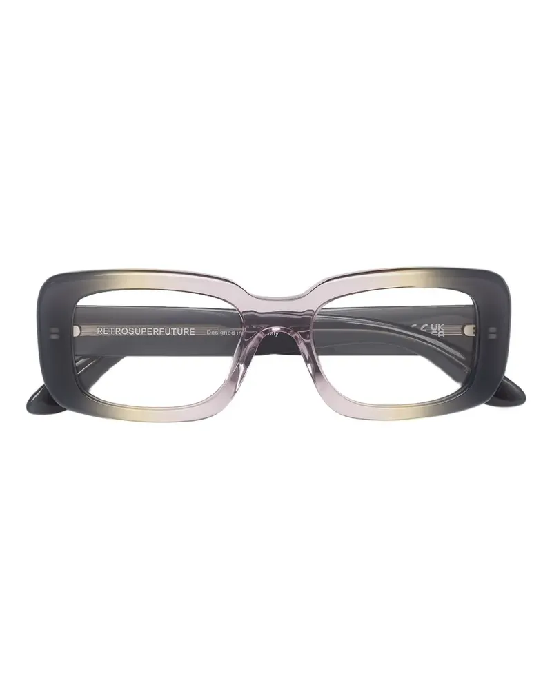 RETROSUPERFUTURE Numero148 Brille mit rechteckigem Gestell - Grau Grau