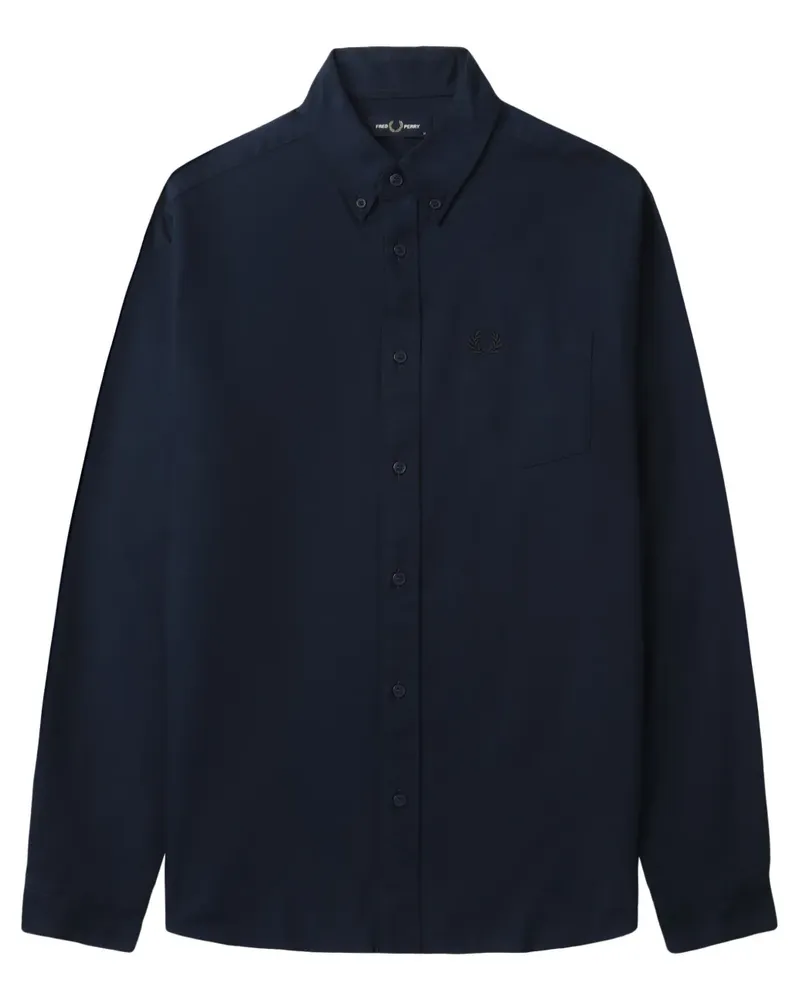 Fred Perry Oxford-Hemd - Blau Blau