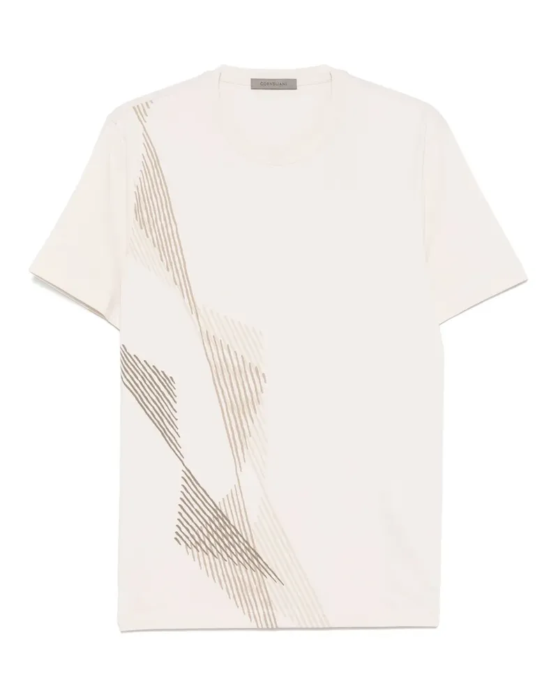 Corneliani T-Shirt aus Jersey - Nude Nude