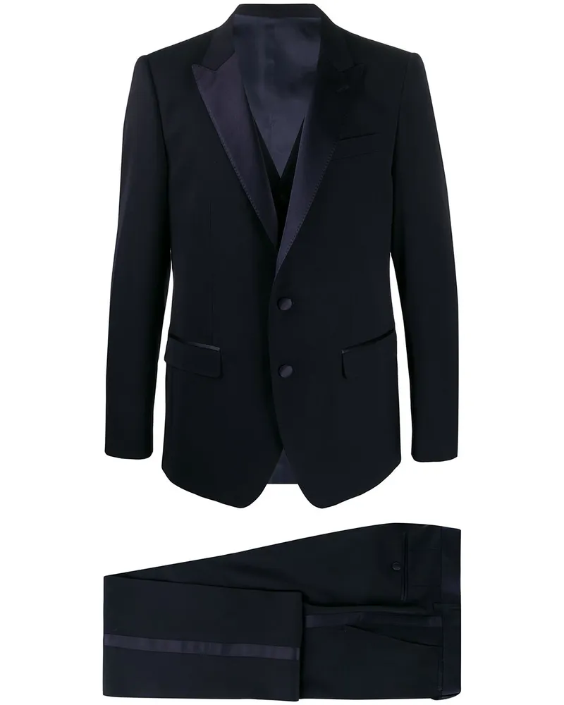 Dolce & Gabbana Dreiteiliger Smoking - Blau Blau