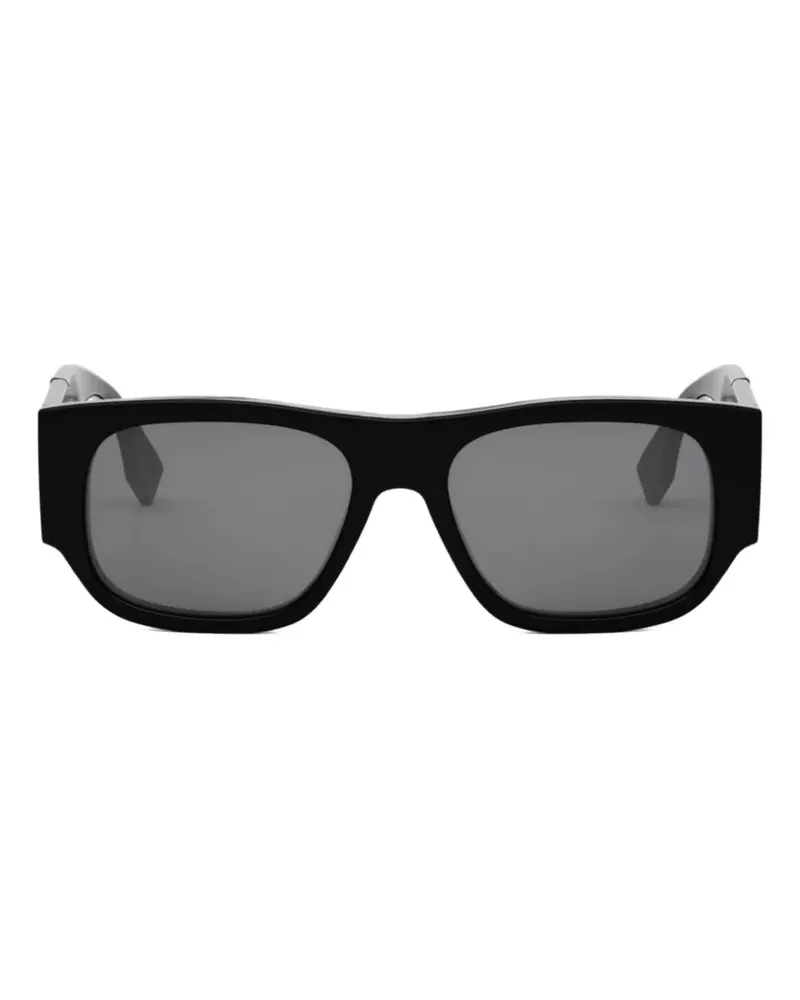 Fendi rectangle-frame sunglasses - Schwarz Schwarz