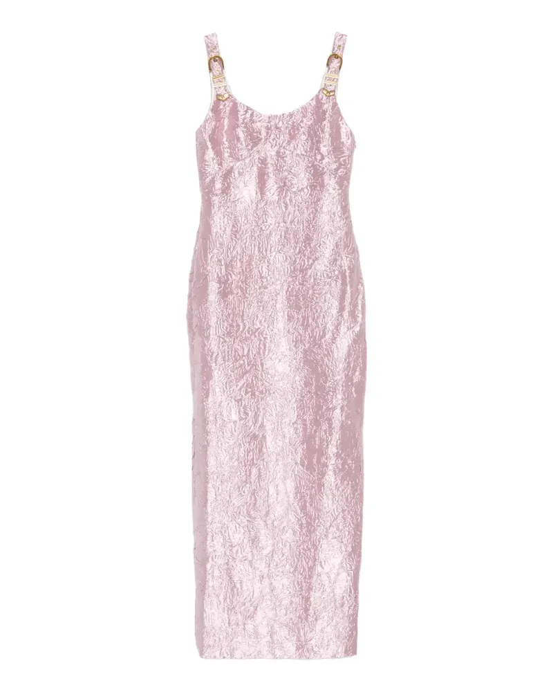 Versace Abendkleid mit Crushed-Effekt - Rosa Rosa