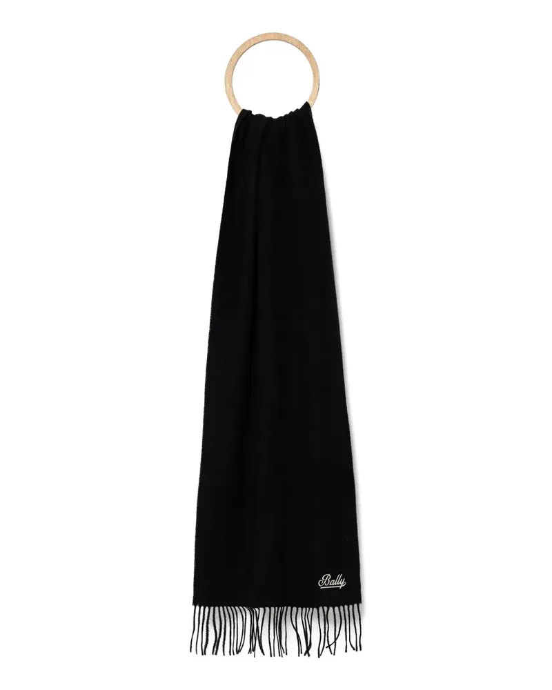 Bally fringed scarf - Schwarz Schwarz