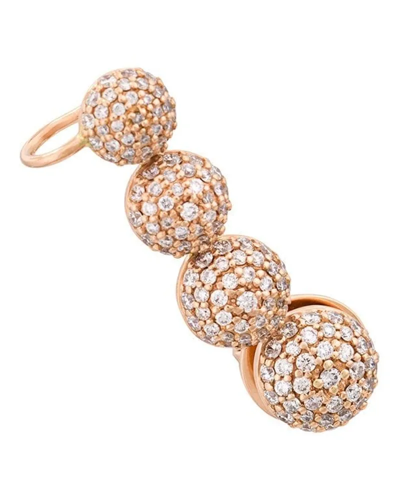 Alinka Rechter Black Cavier Ear Cuff aus 18kt Rotgold mit Diamanten - Metallic Metallic