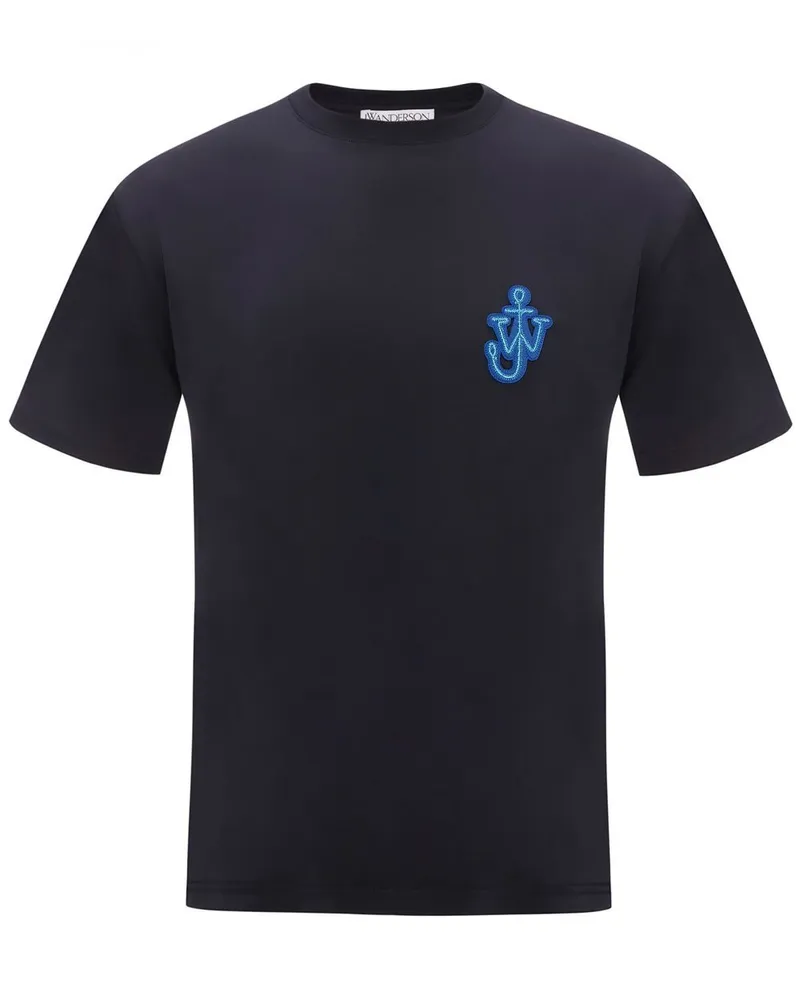 J.W.Anderson T-Shirt mit Anker-Logo - Blau Blau