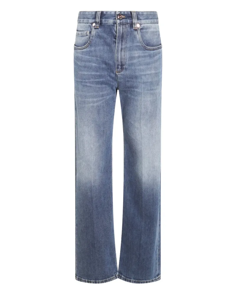 Brunello Cucinelli Jeans mit Bügelfalten - Blau Blau