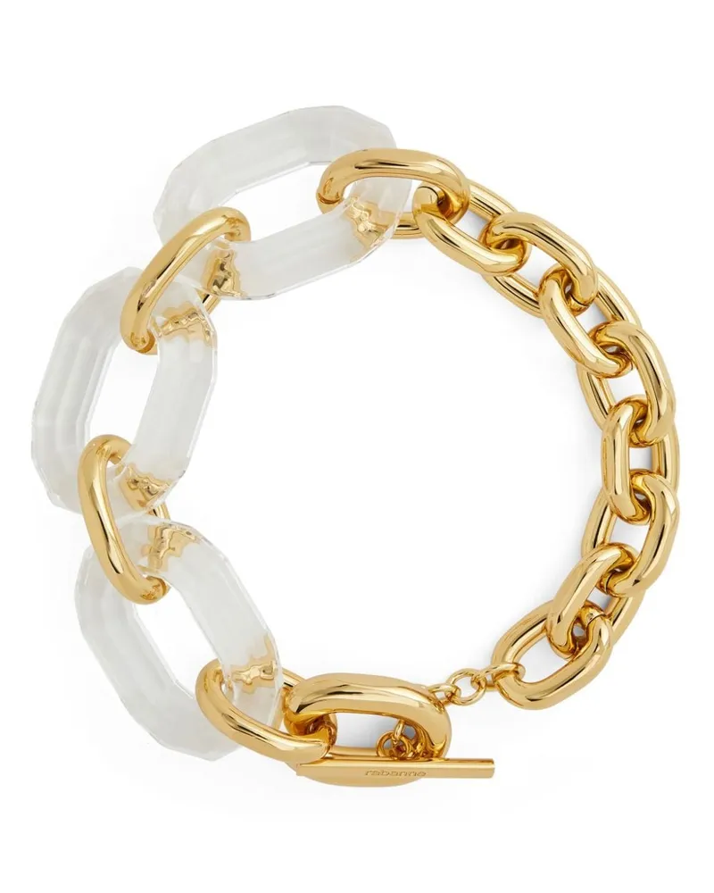 Paco Rabanne Transparente Halskette Gold
