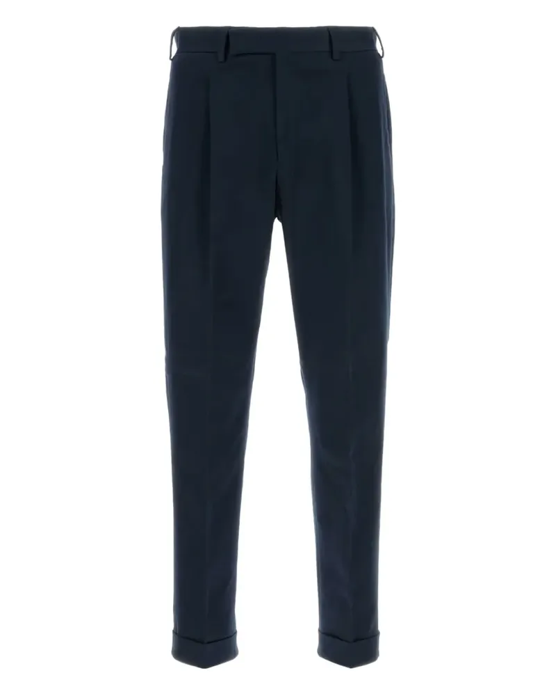 PT TORINO Hose mit Bundfalten - Blau Blau