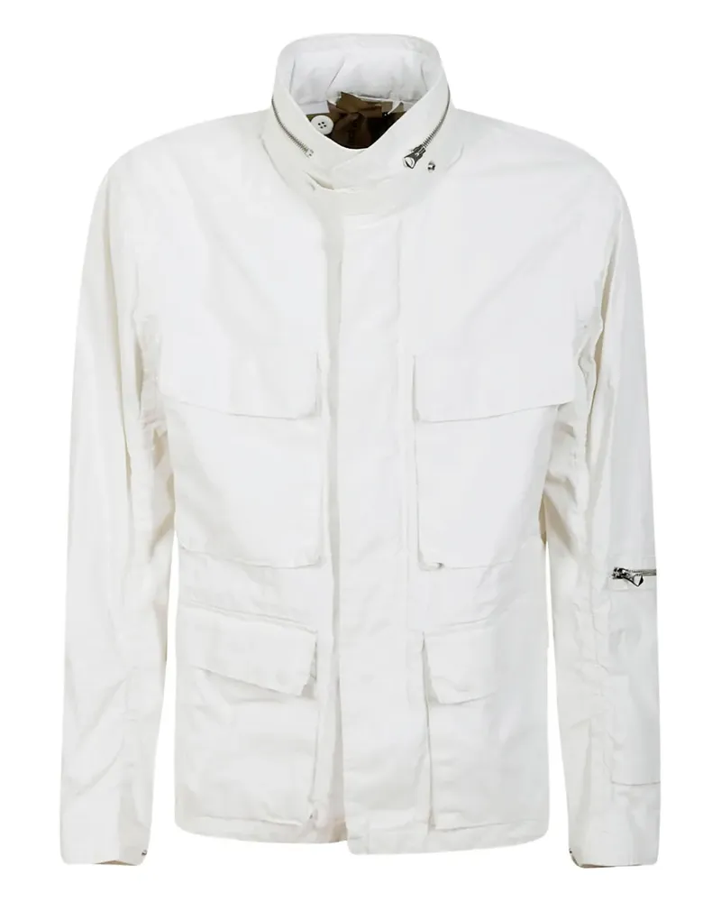 Ten c Jacke mit Reißverschluss - Weiß Weiß