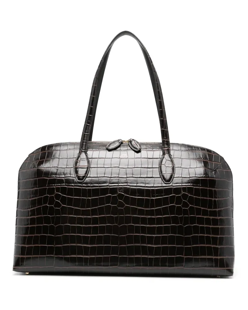 Totême Handtasche mit Kroko-Effekt - Braun Braun