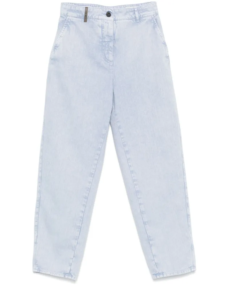 Peserico Tapered-Jeans - Blau Blau