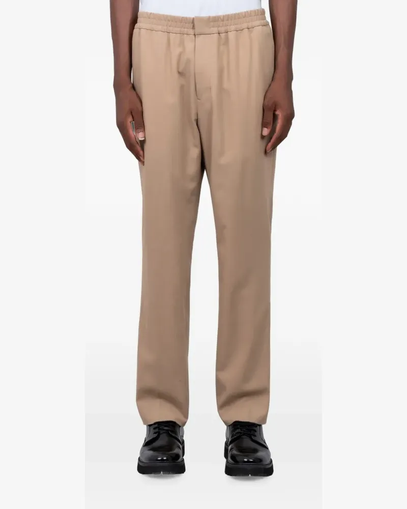 AMI Paris Hose mit elastischem Bund - Nude Nude