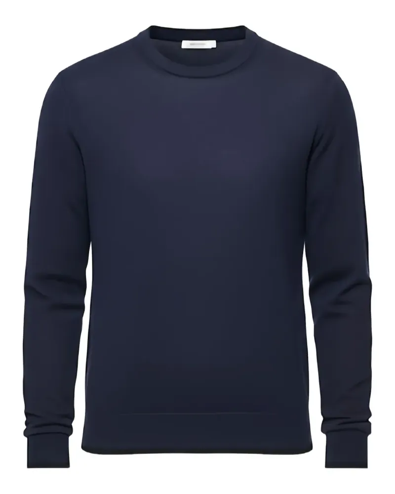 Tombolini fine-knit crew-neck sweater - Blau Blau