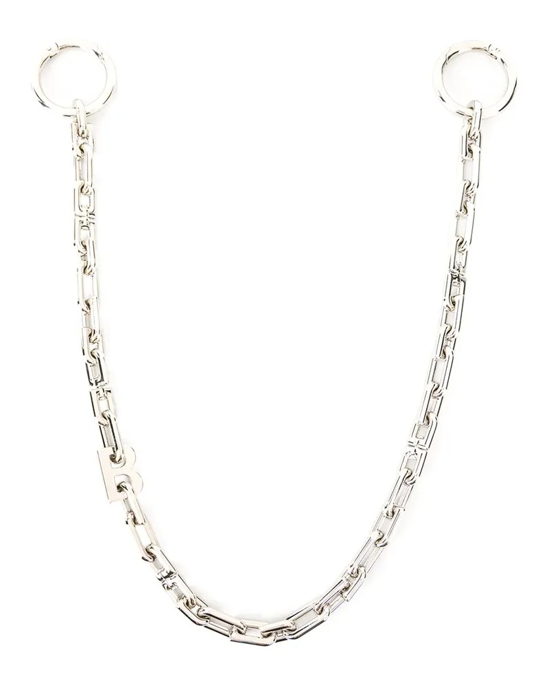 Balenciaga B' Hosenkette - Silber Silber